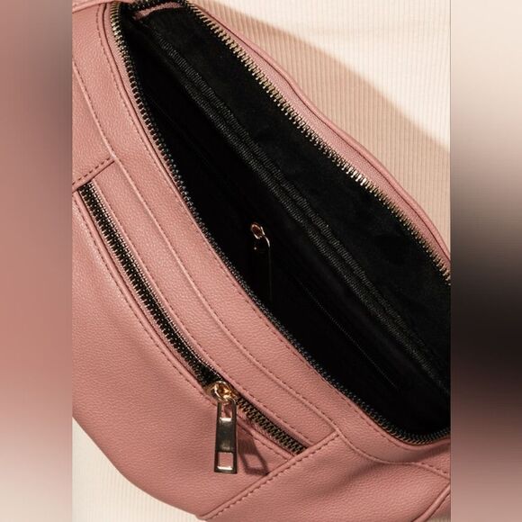 🎁25% Off Bundles🎁 Crossbody Bag with Removable Strap in Black Cream Tan - Picture 5 of 5